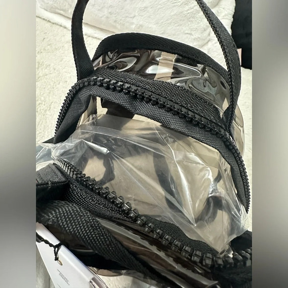 Herschel Clear Bag Nova Mini in Blacksmoke (backpack) NWT - Picture 5 of 9